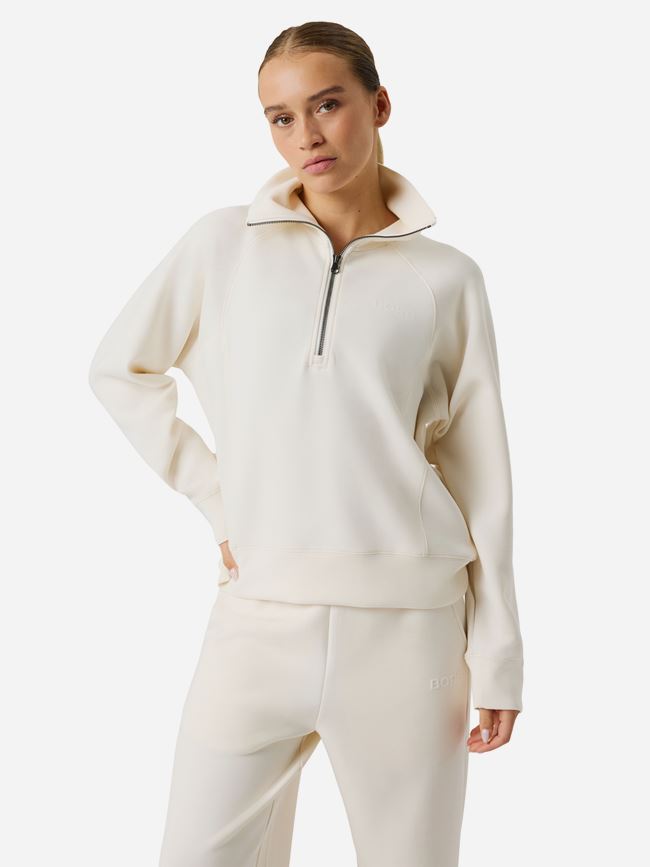 Björn Borg STUDIO SOFT HALFZIP SWEATSHIRT DAM