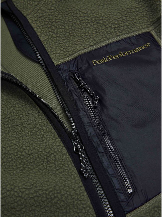 Peak Performance NatureRush Pile Zip Jacket Herr