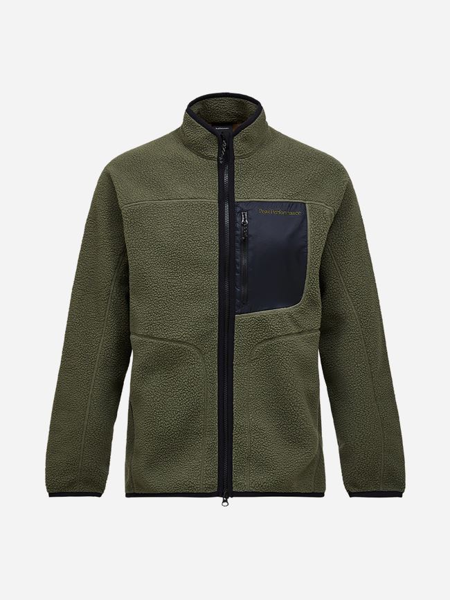 Peak Performance NatureRush Pile Zip Jacket Herr
