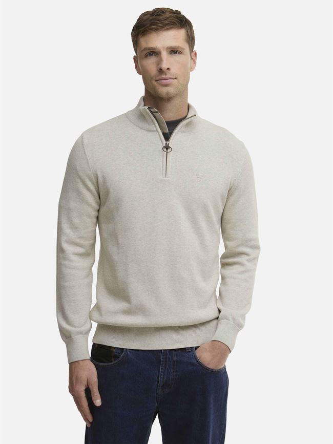 Barbour Cotton Half zip Herr