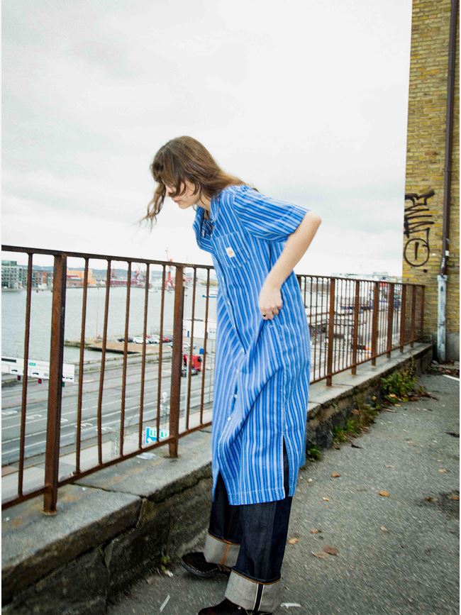 Nudie Jeans Danielle Dress Striped Dam