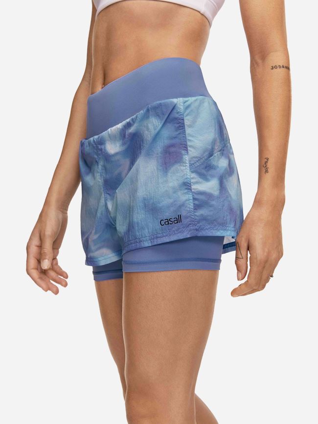 Casall Breeze Printed Running Short Dam