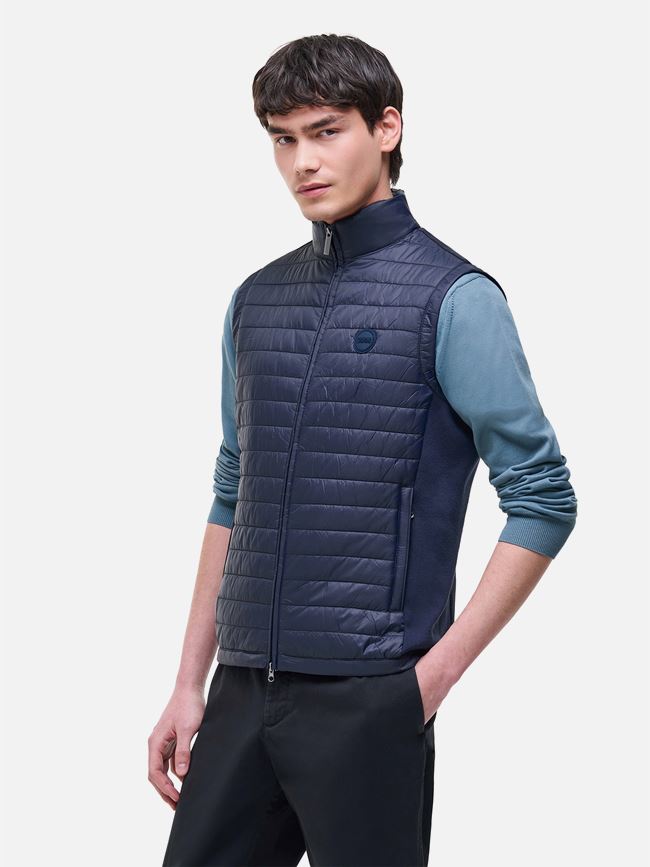 Colmar Vest with knit inserts Herr