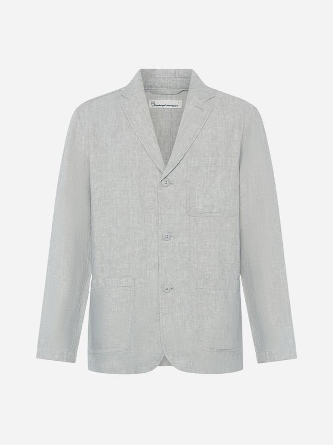Knowledge Cotton Linen blazer herr