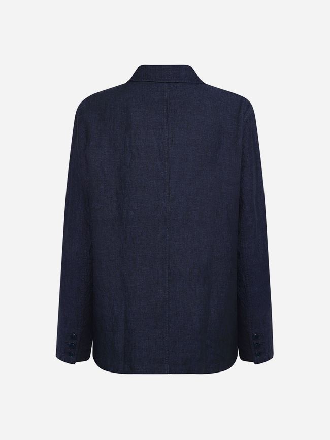 Knowledge Cotton Linen blazer herr