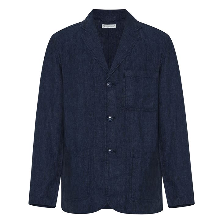 Knowledge Cotton Linen blazer herr