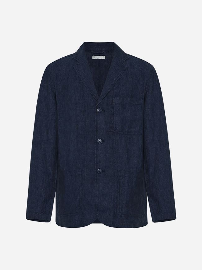 Knowledge Cotton Linen blazer herr
