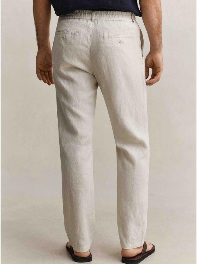 GANT REGULAR LINEN DS PANTS HERR