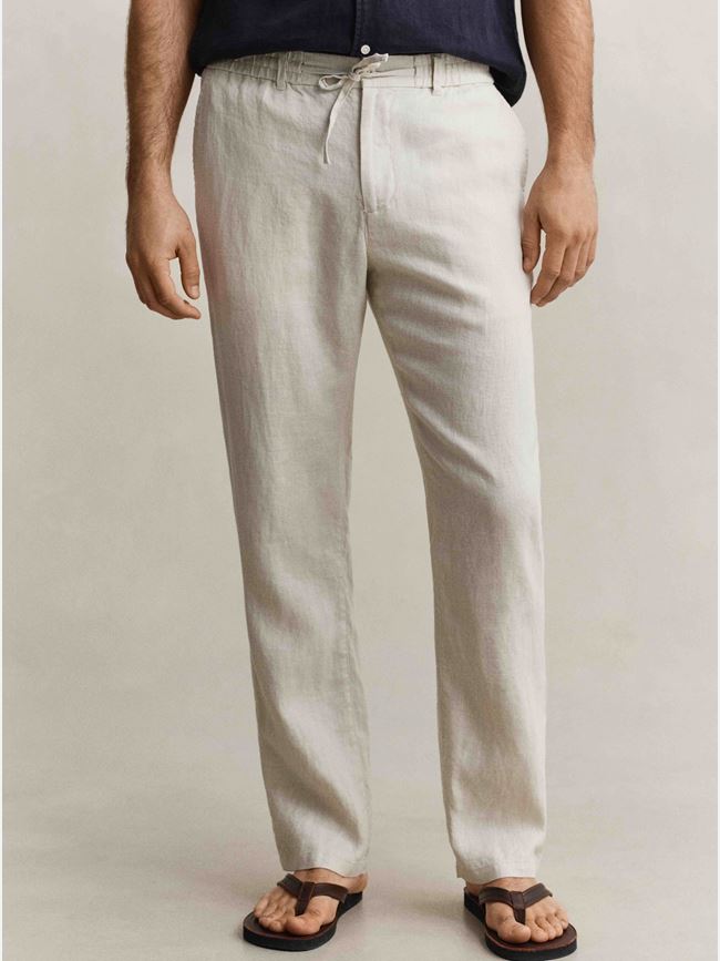 GANT REGULAR LINEN DS PANTS HERR
