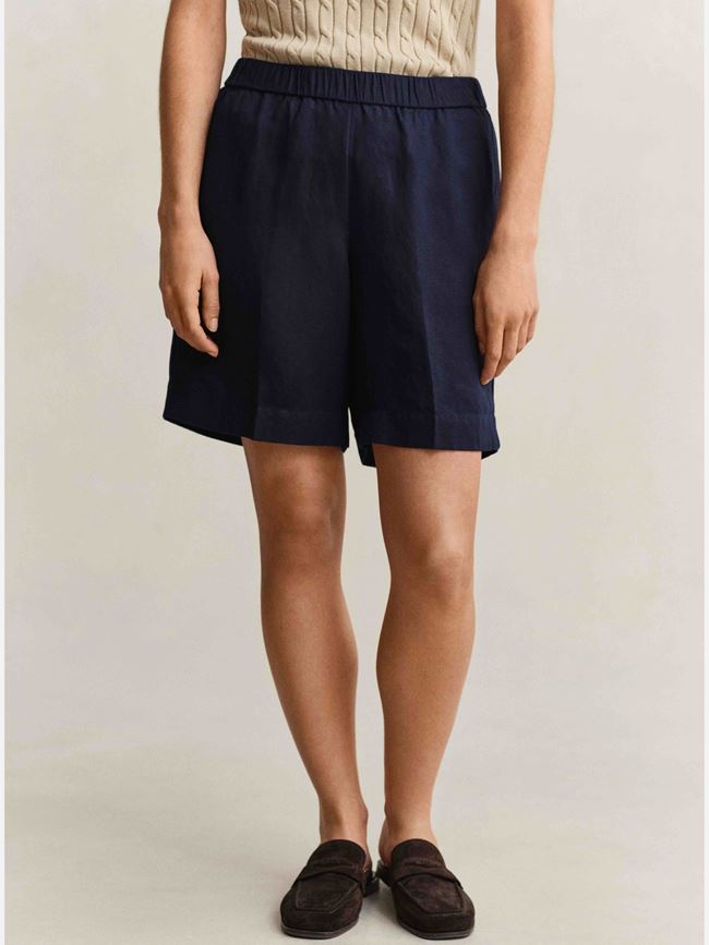 GANT LINEN BLEND PULL ON SHORTS DAM