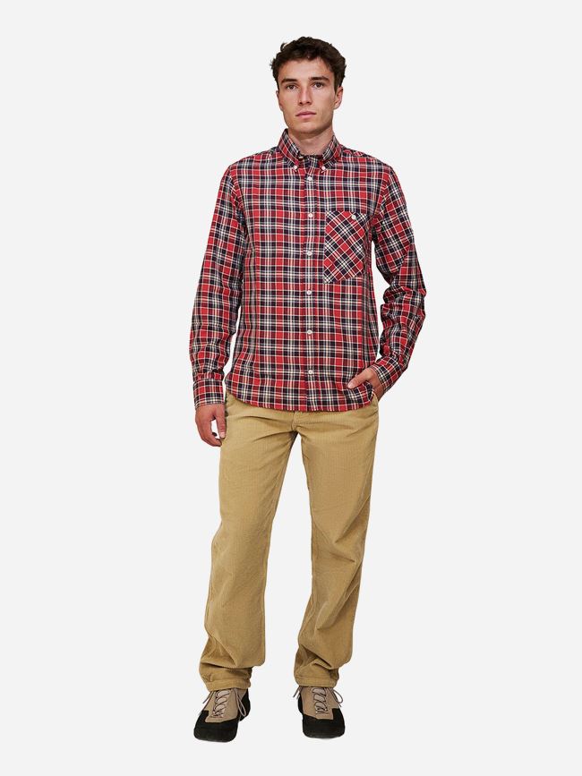 The Mountain Studio BUTTON DOWN LIGHT FLANNEL SHIRT HERR