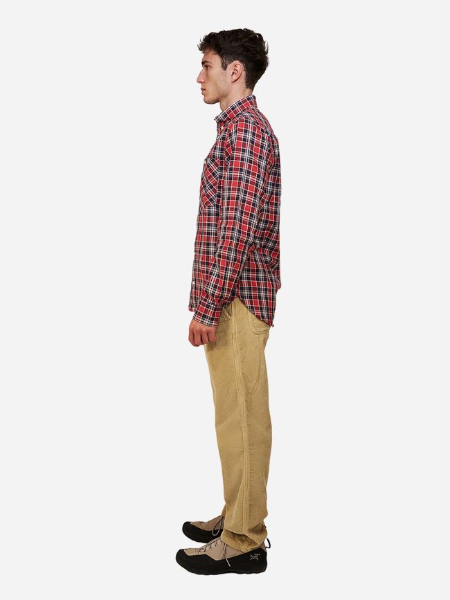 The Mountain Studio BUTTON DOWN LIGHT FLANNEL SHIRT HERR