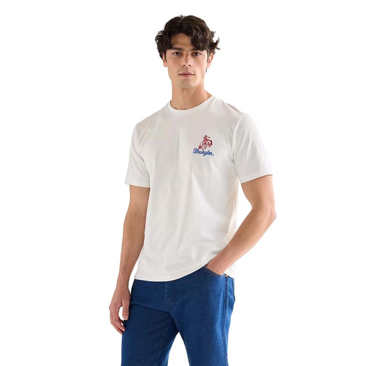 Wrangler EMBROIDERY TEE HERR