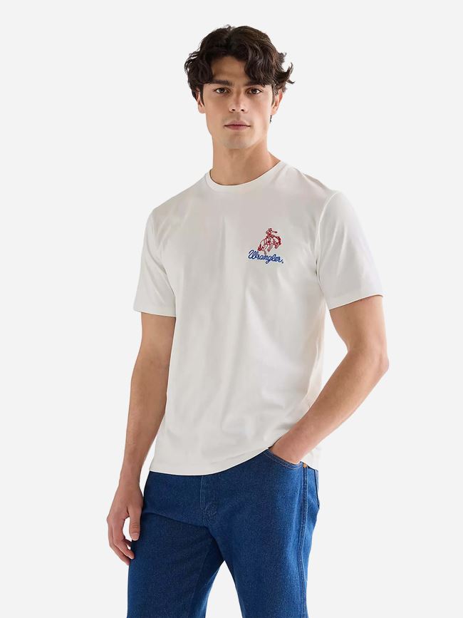 Wrangler EMBROIDERY TEE HERR