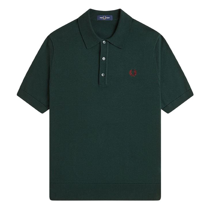 Fred Perry COTTON KNITTED SHIRT HERR