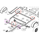 U-BYGEL  M8 A-58 B-37 C-58 D-65 (mm)
