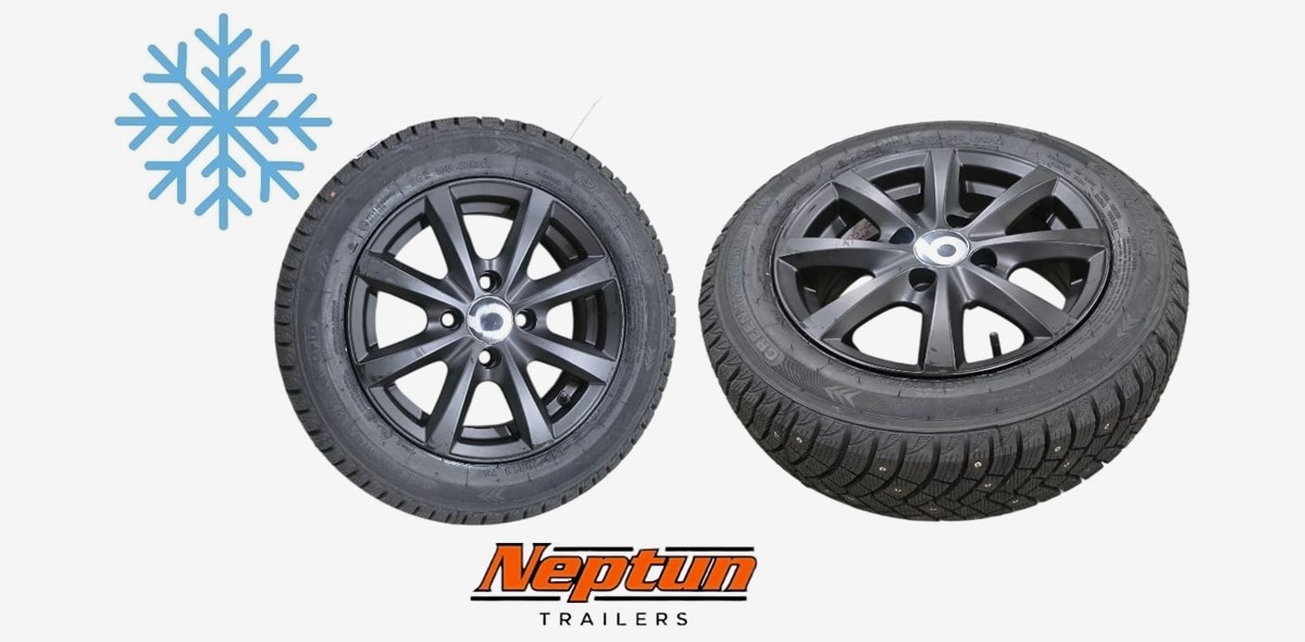 4x100 155/70R13 Dubb H/V SVART ALU