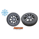 4x100 155/70R13 Dubb H/V SVART ALU