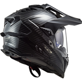 HJÄLM LS2 MX701 EXPLORER CARBON Svart