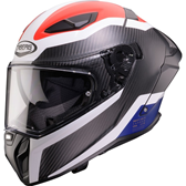 HJÄLM CABERG DRIFT EVO II CARBON Cbr Röd/Vit/Blå