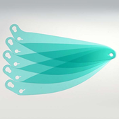 GP-6 TEAR OFF KLART (5-PACK)