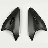 TD-VENTIL FRONT SET FROST SVART