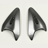 TD-VENTIL FRONT SET ALUMINUM GRÅ