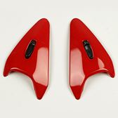 TD-VENTIL FRONT SET ITALIAN RACING RÖD