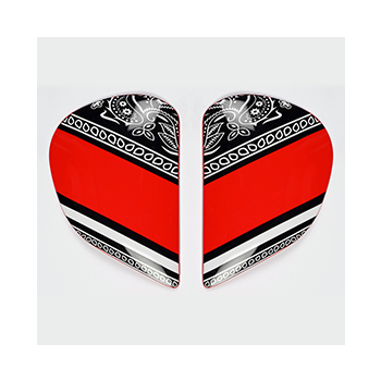 SAJ-SIDOPLATTOR RIBBON RÖD