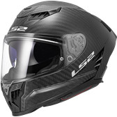 HJÄLM LS2 FF807 DRAGON CARBON Mattsvart