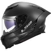 HJÄLM LS2 FF807 DRAGON CARBON Mattsvart