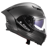 HJÄLM LS2 FF807 DRAGON CARBON Mattsvart
