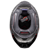HJÄLM LS2 FF807 DRAGON CARBON Mattsvart