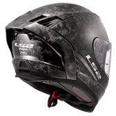 HJÄLM LS2 FF807 DRAGON CARBON Forged Svart