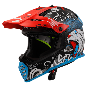 HJÄLM LS2 MX437 FAST II MINI Starmaw Svart