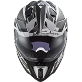 HJÄLM LS2 MX701 EXPLORER Alter Matt Svart/Vit