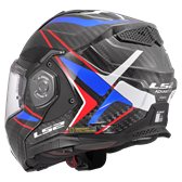 HJÄLM LS2 FF901 ADVANT X CARBON Future Vit/Blå