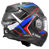 HJÄLM LS2 FF901 ADVANT X CARBON Future Vit/Blå