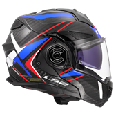 HJÄLM LS2 FF901 ADVANT X CARBON Future Vit/Blå