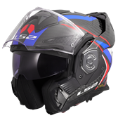 HJÄLM LS2 FF901 ADVANT X CARBON Future Vit/Blå