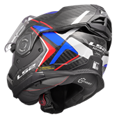 HJÄLM LS2 FF901 ADVANT X CARBON Future Vit/Blå