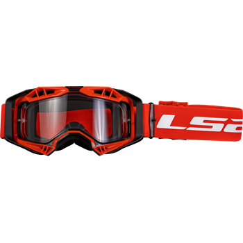 GOGGLE LS2 AURA ENDURO SERIES KLAR LINS Röd