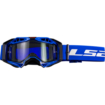 GOGGLE LS2 AURA ENDURO SERIES KLAR LINS Blå