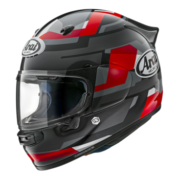 ARAI HJÄLM QUANTIC Abstract Röd