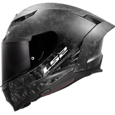 HJÄLM LS2 FF807 DRAGON CARBON Forged Svart
