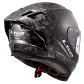 HJÄLM LS2 FF807 DRAGON CARBON Forged Svart