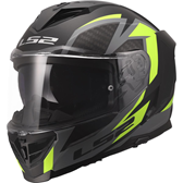 HJÄLM LS2 FF818 STORM III Dynamo Svart/Gul