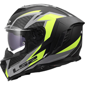 HJÄLM LS2 FF818 STORM III Dynamo Svart/Gul