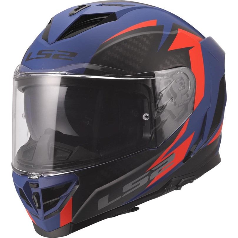 HJÄLM LS2 FF818 STORM III Dynamo Blå/Röd