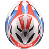 HJÄLM LS2 FF818 STORM III Komai Vit/Blå/Röd